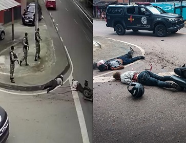 Brazilian Cops Literally Executing Wounded Thieves