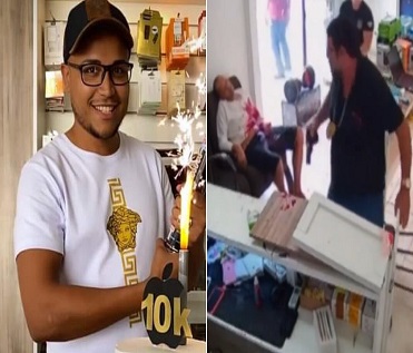 Armed Robber Bleeds To Death After Killing The Store Owner