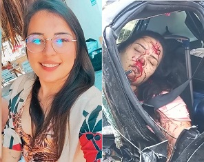 Two Women Squished Like Sardines In Their Car after Horrible Accident