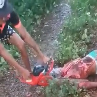 Gang Member Pulls Out A Chainsaw
