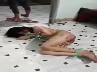 Vietnam naked mistress tortured