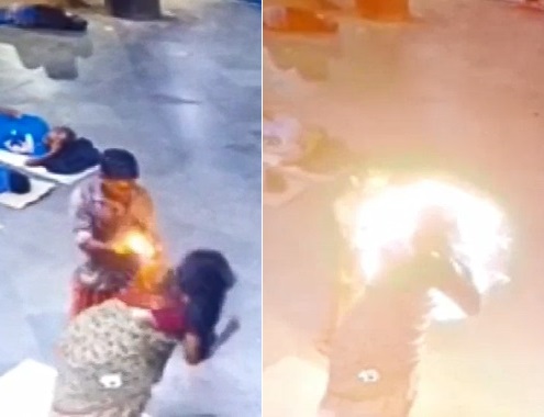 Man Sets Woman Ablaze at Bus Stand in Chennaiâ€™s Koyambedu
