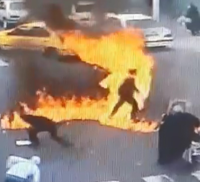 Iranian Man Drenches Himself In Gasoline And Self Immolates 