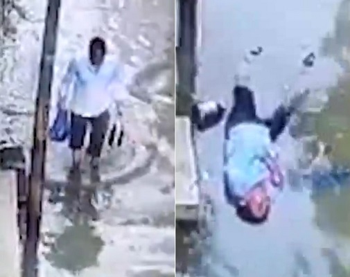 Man Gets Electrocuted to Death While Walking on Waterlogged Street In India