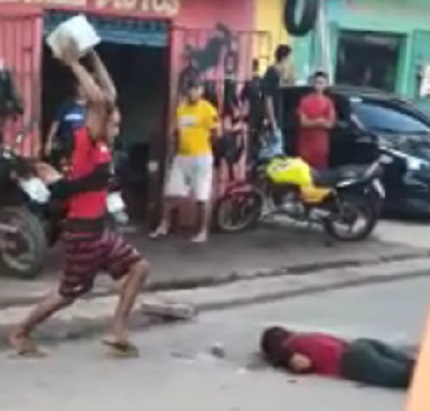 Thief Is Violently Stoned to Death By Community