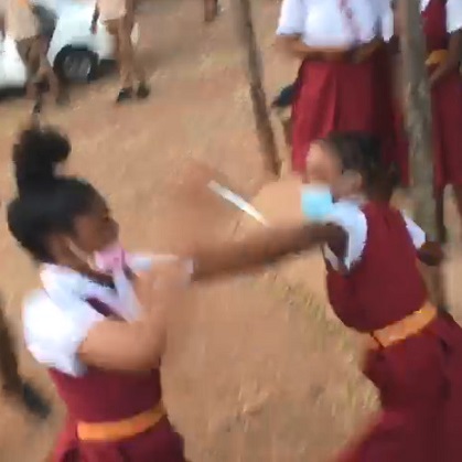 School Girl Get Stabbed Up While Fighting Over Man