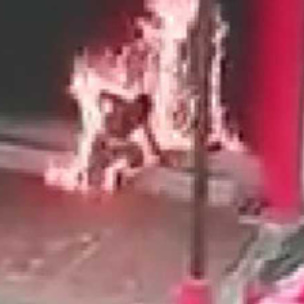 Evil Woman Sets Homeless Man on Fire as He Slept 