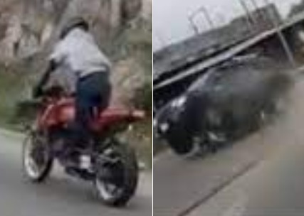 DISINTEGRATED! Insanely Fast Biker Exploded On Contact