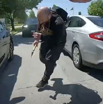 Video Shows Officer Fatally Shooting Hatchet-Wielding Man In Naperville