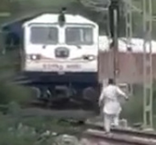 That's One New Way To Catch The Train