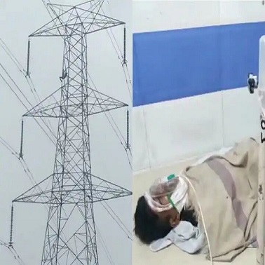 Annoyed with Wife, Man Climbs 100-feet Power Tower, Falls Down; Critical