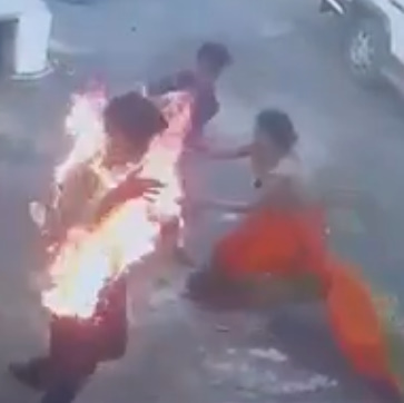 Farmer Set Himself On Fire In Police Station Premises In Sagar 