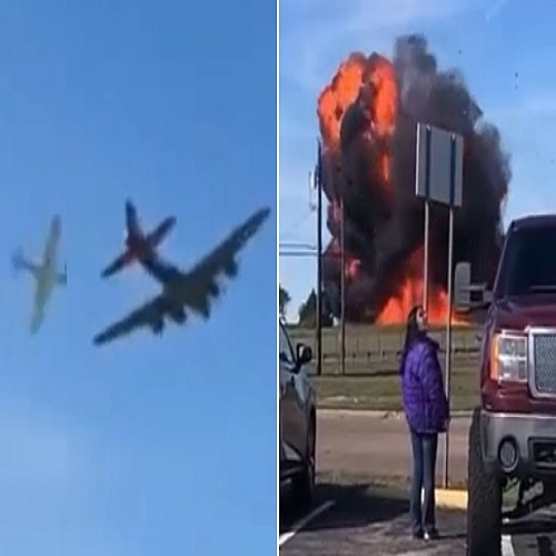 Planes Collide During Air Show at Dallas Executive Airport