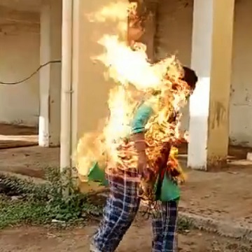Woman Sets Herself on Fire When Her House Was Sealed In Campaign Against Encroachment