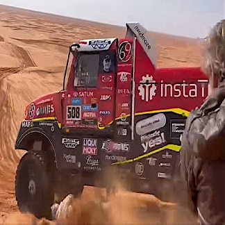 Elderly Dakar Spectator Killed By Race Truck 