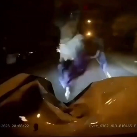 A Car At 50 Mph Hit A Man On A Night Road