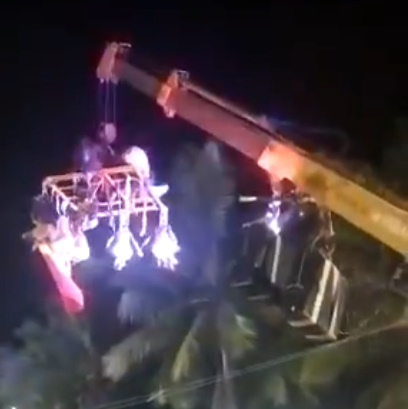  Crane Accident Leaves Three People Dead at Mandiyamman Temple Festival