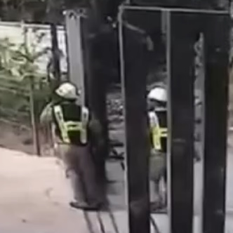 Shocking Death Shows Security Guard Killed Instantly by Falling Gate..