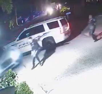Video Shows Florida Police Officer Being Thrown Into Air By Stolen Car