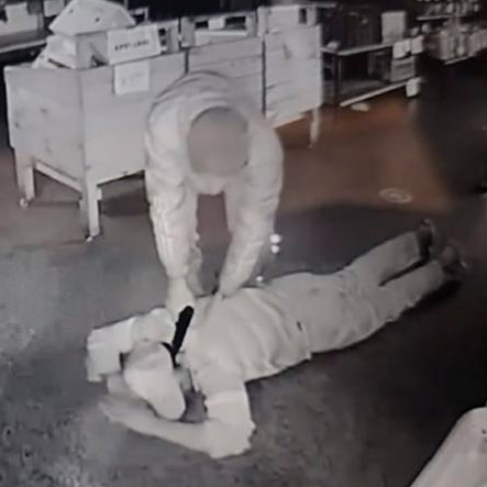 Ruthless Masked Gunman Shoots Employee In Cold Blood