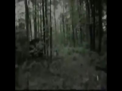 Real life Predator in the woods!!