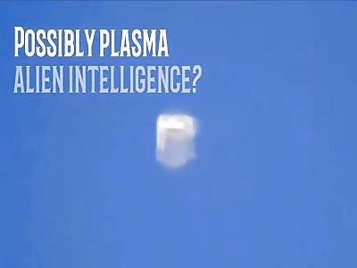 Weird UFO filmed from Plane