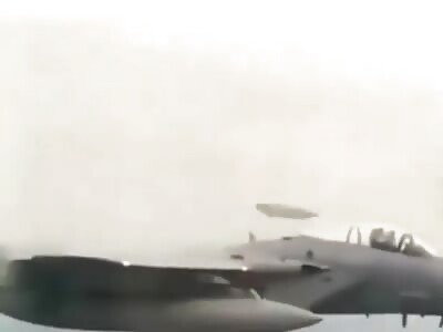 UFO Next to two Fighter Jets