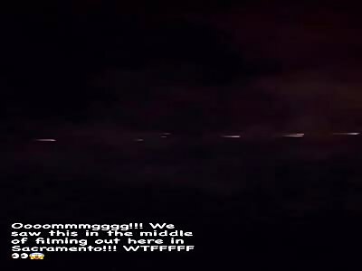 UFO seen during filming of Ashanti Video