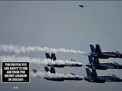Blue Angels and a UFO