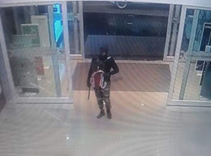 Masked Robber Unloads on Shopping Mall