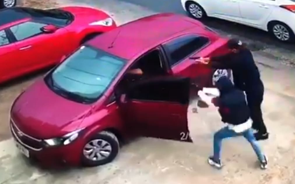 Man Gunned Down in His Car (Another Angle)