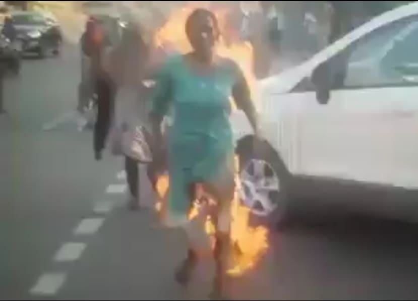Woman Commits Self Immolation