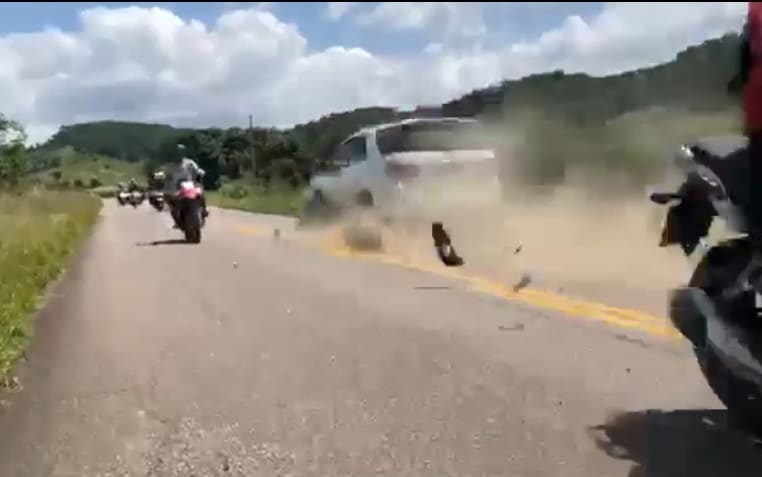 Drunk Driver Mows Down Group of Bikers