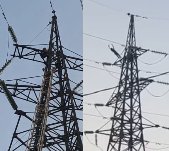 Inebriated Woman Dives From Transmission Tower