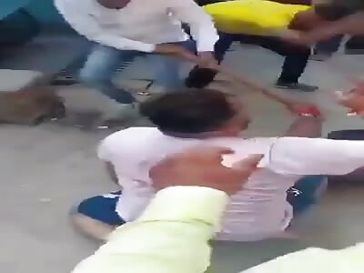 Man Thrashed to Death As Crowd Watches
