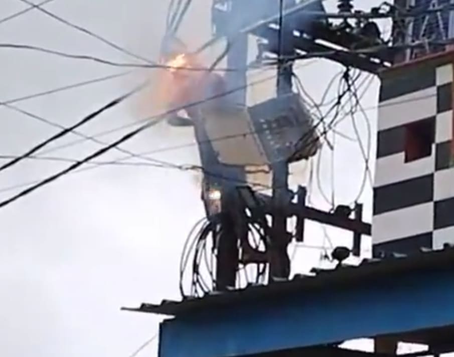 Electrical Worker Gets Dose Of High Voltage
