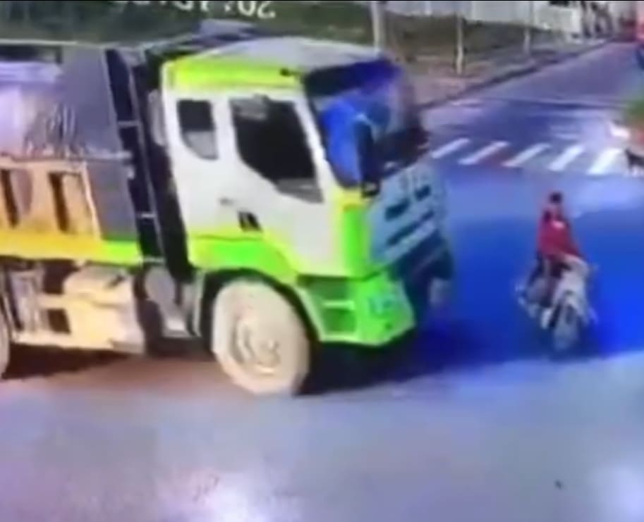 Moped Rider Smeared Across The Pavement 
