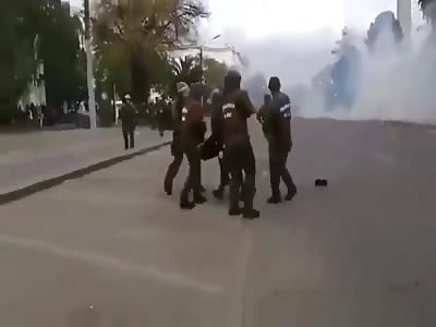 police kill protester in CHile