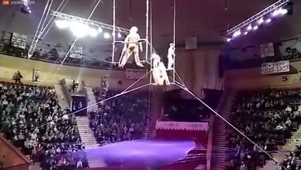 Female Acrobat Plunges to Her Death When Safety Net Fails