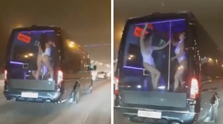 Stripper Van Drunk Driver.