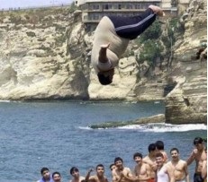 Huge Lard Ass Jumps in Lake... What Could Go Wrong?
