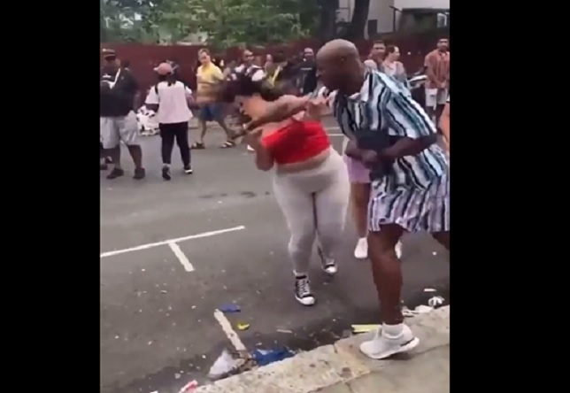 Woman Learns About Equal Rights after Slapping Dude.