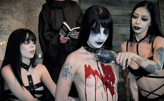WTF: Goth Teens Have a Bisexual Orgy for Halloween