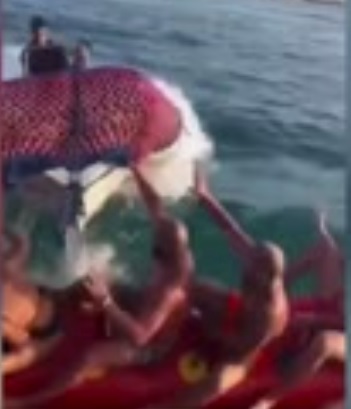 DAMN: Boat Runs over People on a Banana Boat