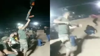 Idiot Almost Takes out his Entire Crew during Celebration