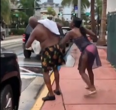 DAMN: Woman Shoves Guy Right into Traffic
