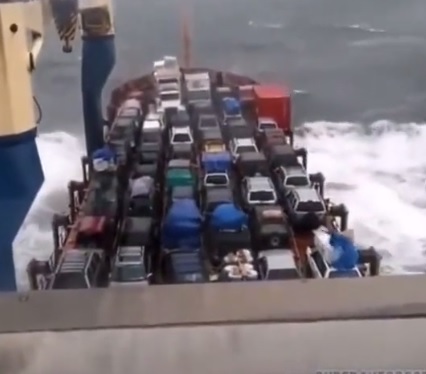 DAMN: EV Cars Explodes Sinking Ship in Atlantic