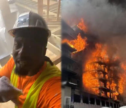 Worker Dies While on FB Live During Fire.