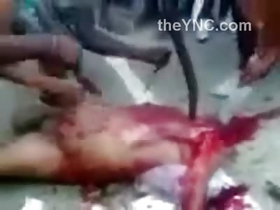 Watch a Prison Inmate get Beaten and Stabbed to Death Over 200x by Very Angry Fellow Criminals