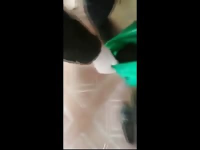 Shock Video shows a Little Girl's Head found in a Plastic Bag under Kitchen Sink 